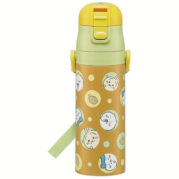 水筒 キッズ 470ml ワンタッチ 直飲み 子供 ちいかわ トミカ プラレール プリンセス ポケモン スヌーピー パウパトロール スケーター 軽量 SDC4 | スケーター | 06