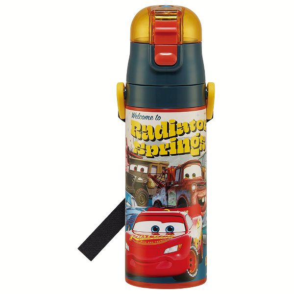 水筒 キッズ 470ml ワンタッチ 直飲み 子供 ちいかわ トミカ プラレール プリンセス ポケモン スヌーピー パウパトロール スケーター 軽量 SDC4 | スケーター | 10