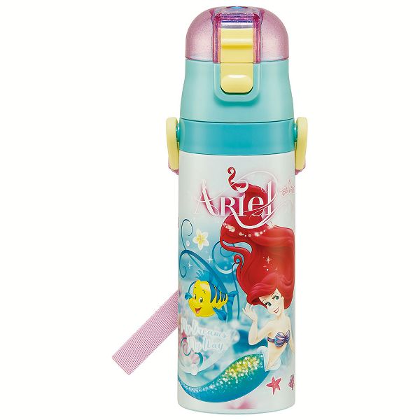 水筒 キッズ 470ml ワンタッチ 直飲み 子供 ちいかわ トミカ プラレール プリンセス ポケモン スヌーピー パウパトロール スケーター 軽量 SDC4 | スケーター | 11