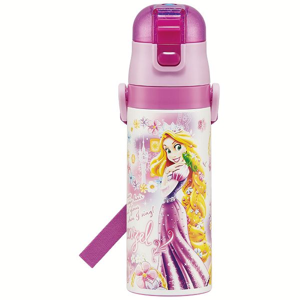 水筒 キッズ 470ml ワンタッチ 直飲み 子供 ちいかわ トミカ プラレール プリンセス ポケモン スヌーピー パウパトロール スケーター 軽量 SDC4 | スケーター | 12