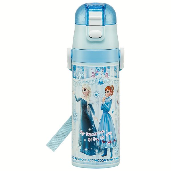 水筒 キッズ 470ml ワンタッチ 直飲み 子供 ちいかわ トミカ プラレール プリンセス ポケモン スヌーピー パウパトロール スケーター 軽量 SDC4 | スケーター | 17