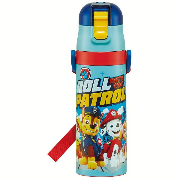 水筒 キッズ 470ml ワンタッチ 直飲み 子供 ちいかわ トミカ プラレール プリンセス ポケモン スヌーピー パウパトロール スケーター 軽量 SDC4 | スケーター | 21