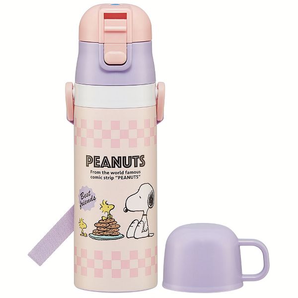 水筒 キッズ 470ml 2way ワンタッチ 直飲み コップ ステンレス 子供 ポケモン プリンセス トミカ プラレール パウパトロール 軽量 スケーター SKDC4 | スケーター | 14