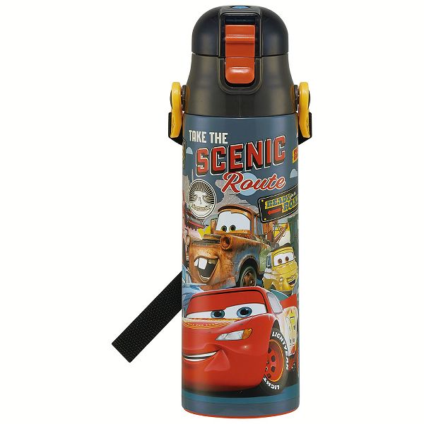 水筒 キッズ 580ml ワンタッチ 直飲み 子供 トミカ プラレール プリンセス キティ スヌーピー パウパトロール すみっこぐらし スケーター 軽量 SDC6N | スケーター | 05