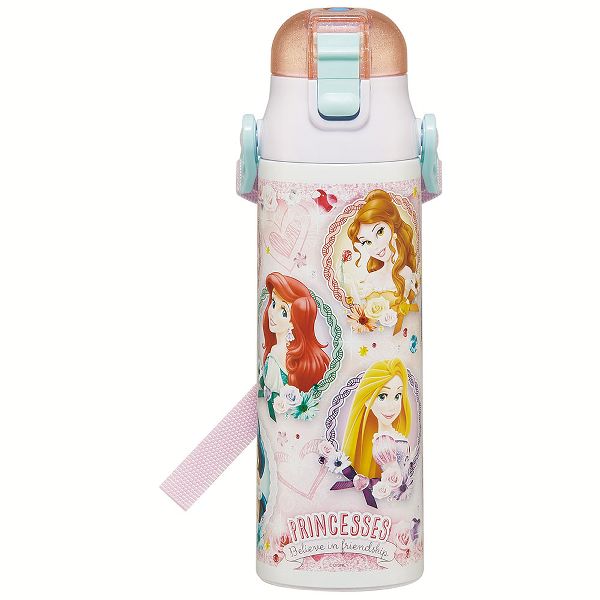 水筒 キッズ 580ml ワンタッチ 直飲み 子供 トミカ プラレール プリンセス キティ スヌーピー パウパトロール すみっこぐらし スケーター 軽量 SDC6N | スケーター | 07