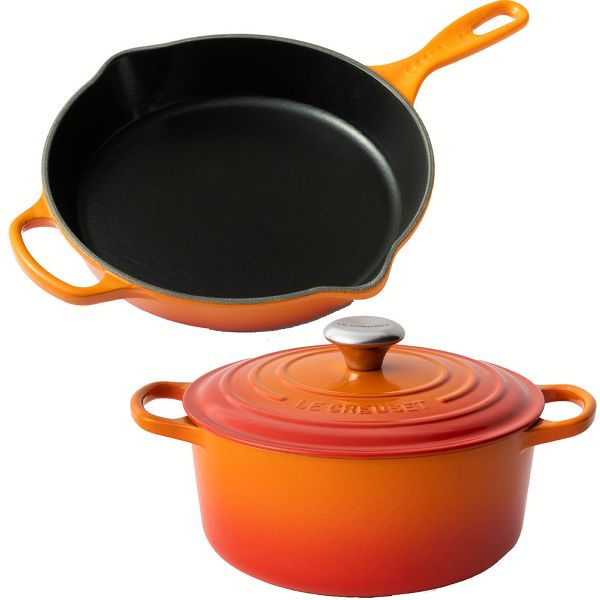 ルクルーゼ　フライパンセット Le Creuset（ル・クルーゼ） 【並行輸入品】 なべ+フライパンセット ル