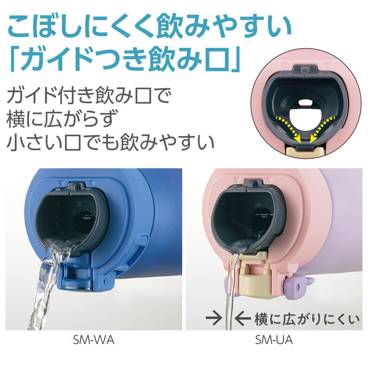 水筒マグボトル480mlキッズ子供かわいいお手入れ簡単ポーチ熱中症ショルダータイプステンレスボトルマグボトルsmua48象印水筒マグボトル480ml象印ステンレスマグ 