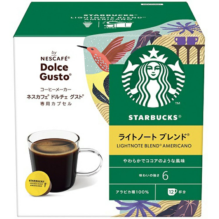 Nestle - ネスカフェ  ドルチェグスト専用カプセル　スターバックス3種類 スターバックス ドルチェグスト専用カプセル カプチーノ 1箱（6