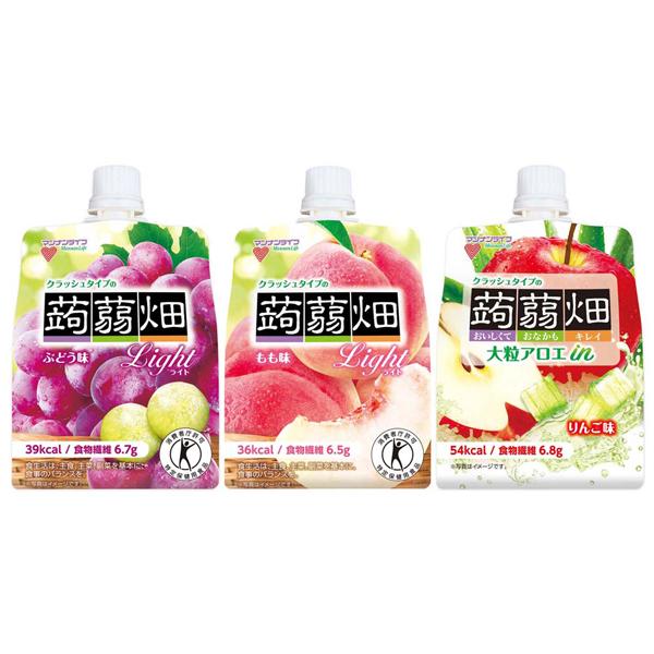 マンナンライフ (30個)クラッシュタイプの蒟蒻畑 150g : ラクチーナ