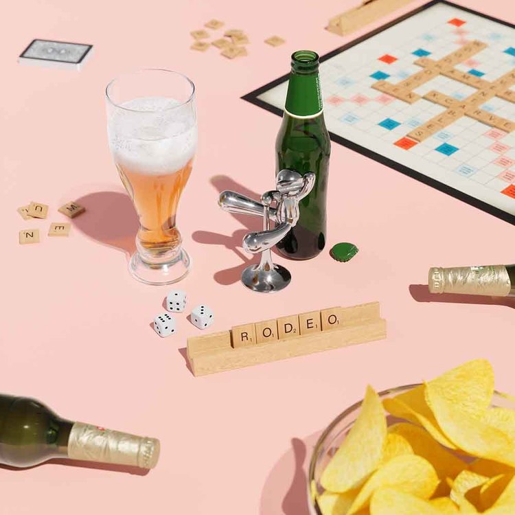 キッチンボトルオープナー栓抜きダイニングインテリアロデオギフトスタイリッシュオープナーオブジェロデオバディボトルオープナーブラックUmbra 