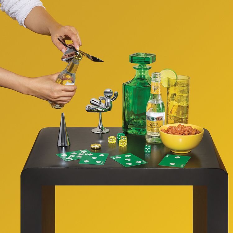 キッチンボトルオープナー栓抜きダイニングインテリアロデオギフトスタイリッシュオープナーオブジェロデオバディボトルオープナーブラックUmbra 