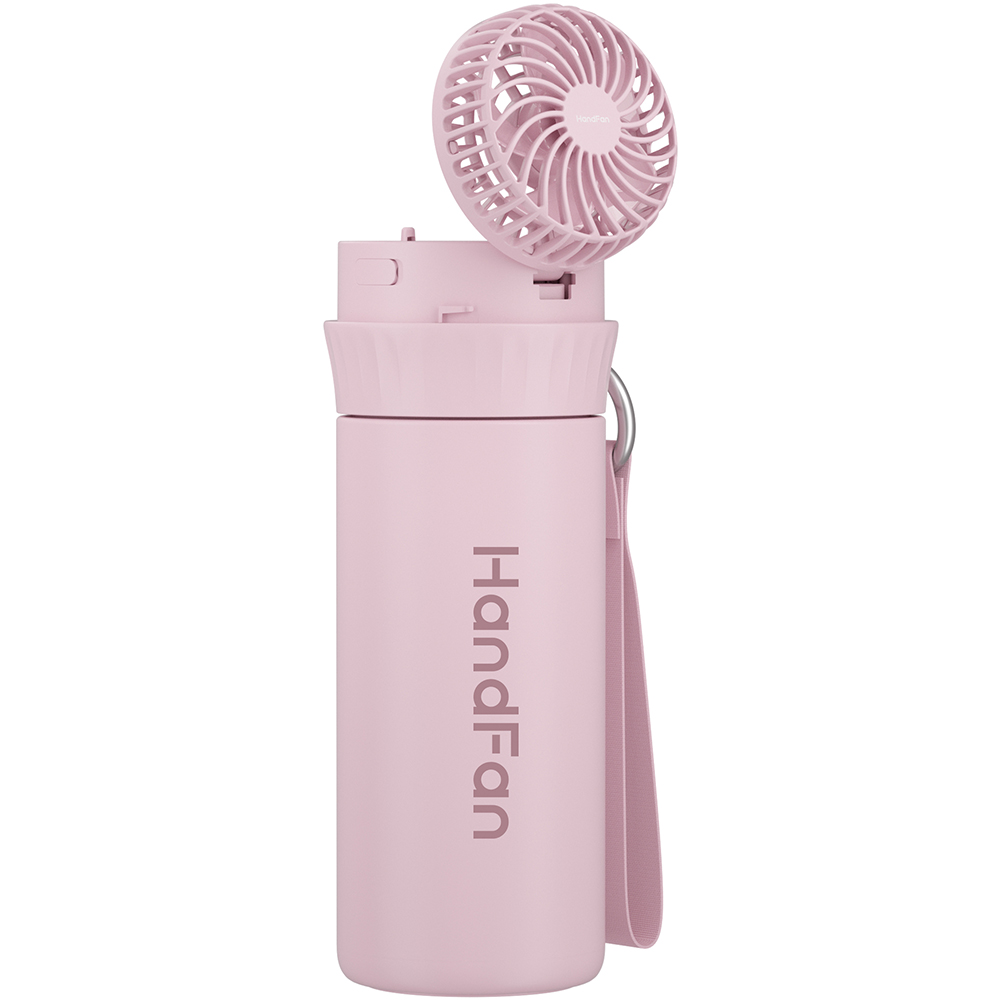 マグ ボトル 水筒 500ml ファン 扇風機 ワンタッチ ストロー 保冷