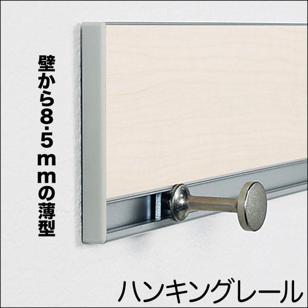長押 型 壁付フック【ハンギングレール 90センチ MR418 MR420 】壁掛け