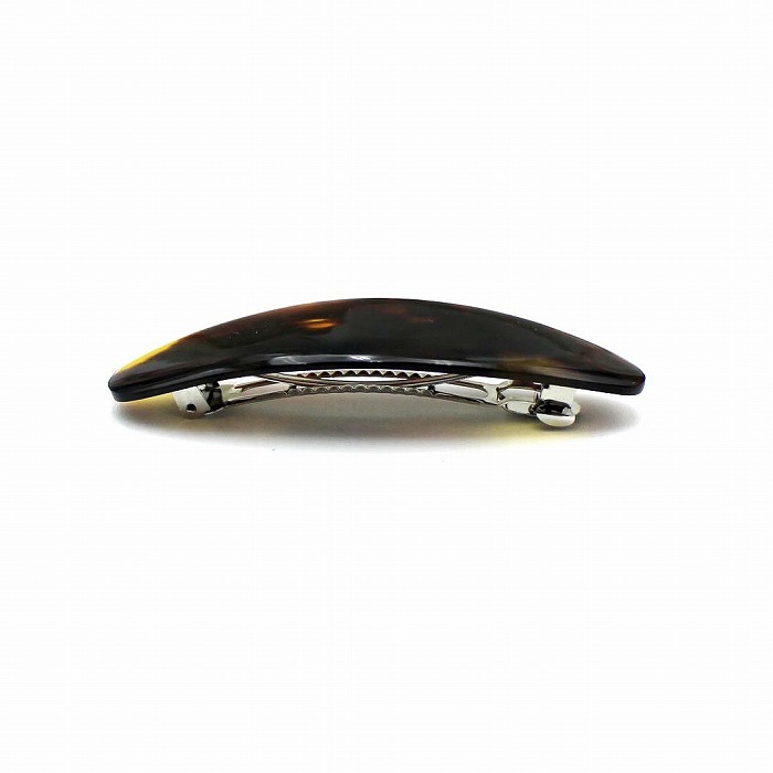 本べっ甲 髪留 上品な バレッタ ヘア アクセサリー (のし等ギフト対応