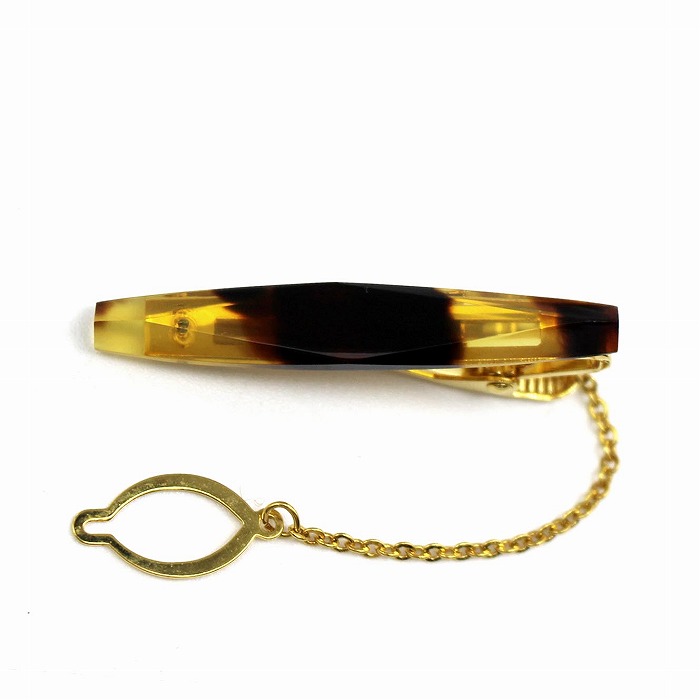 チリチリ様　本鼈甲× acrylic ネクタイピン チリチリ様 本鼈甲× acrylic ネクタイピン 【公式通販】