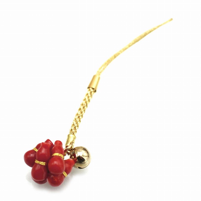 血赤珊瑚の六瓢根付 （のし等ギフト対応無料） 高知県産サンゴを六個