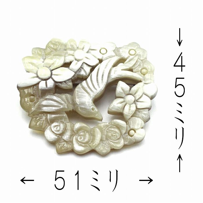 ホワイトフラワーブローチ ツインフラワーシルエットブローチ(ブローチ)｜ACCESSORIES