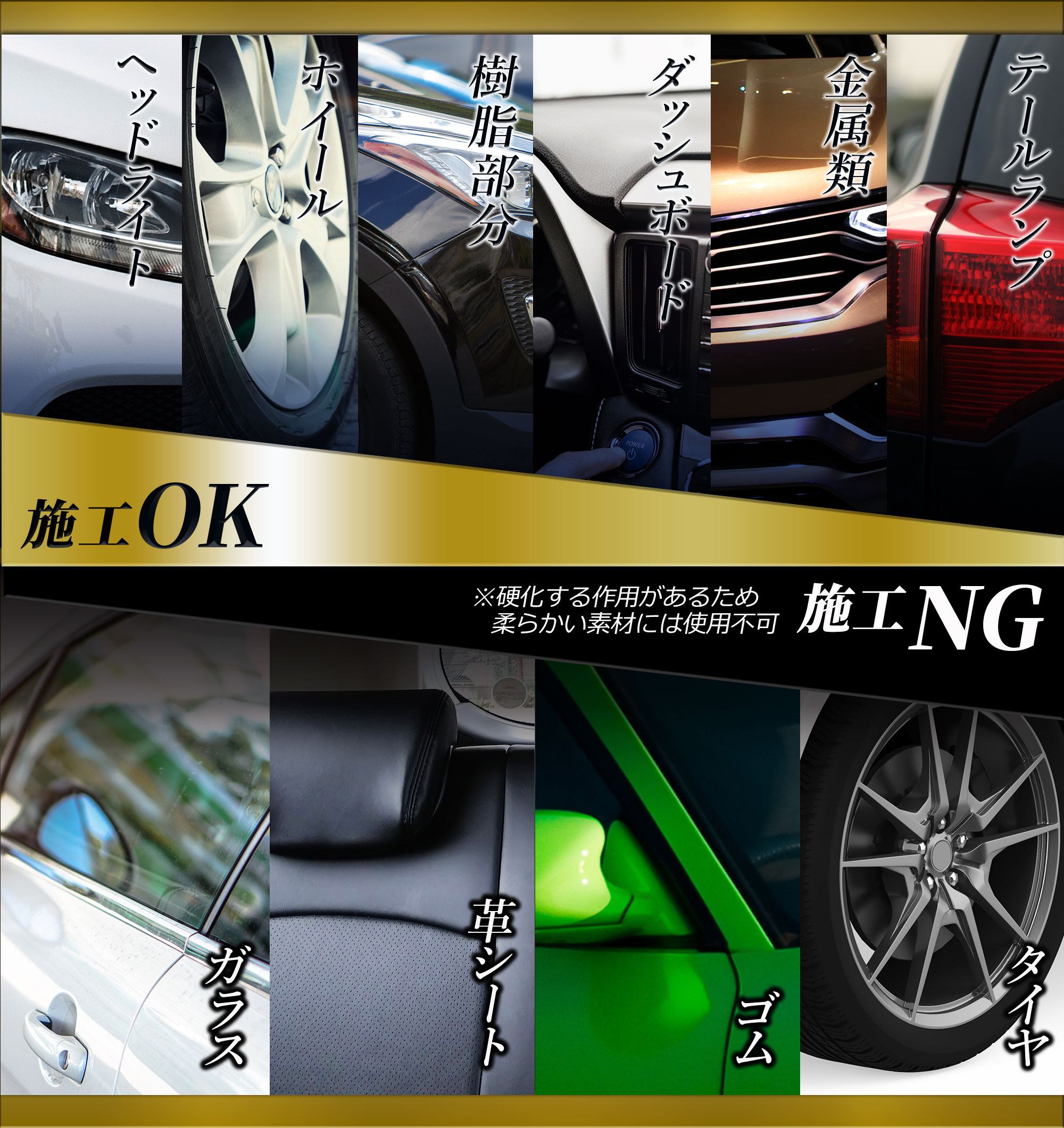 TAKMO（タクモ） プロ仕様 ガラスコーティング×クロスセット 車ボディ