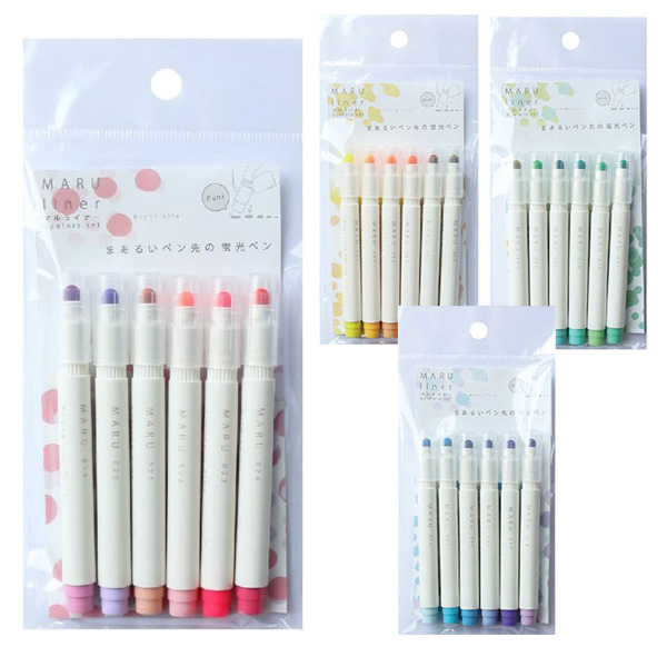 MARU liner マルライナー 6色セット 880/881/882/883-0790 日本製