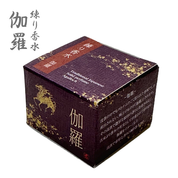 香彩堂 練り香水 伽羅 8g LPW-15 日本製 和 フレグランス ソリッド