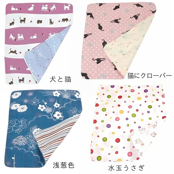 くろちく 両面ガーゼはんかち 40×34cm ...の詳細画像4