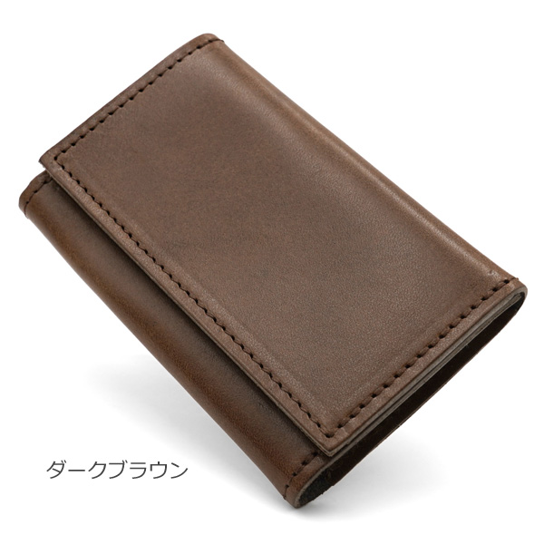 ・未使用FRANCK MULLERフルベジタブルタンニングレザー　名刺入れ　箱付 栃木レザー 名刺入れ 本革 ぬめ革 日本製 笹マチ ベジタブル