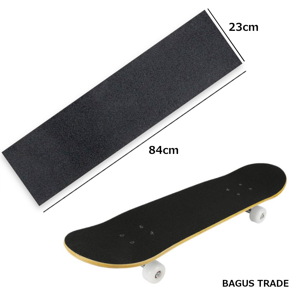 スケートボード デッキテープ スケボー グリップテープ 滑り止め シワ防止 箱入 ９×33inch 23×84cm スケートボード 