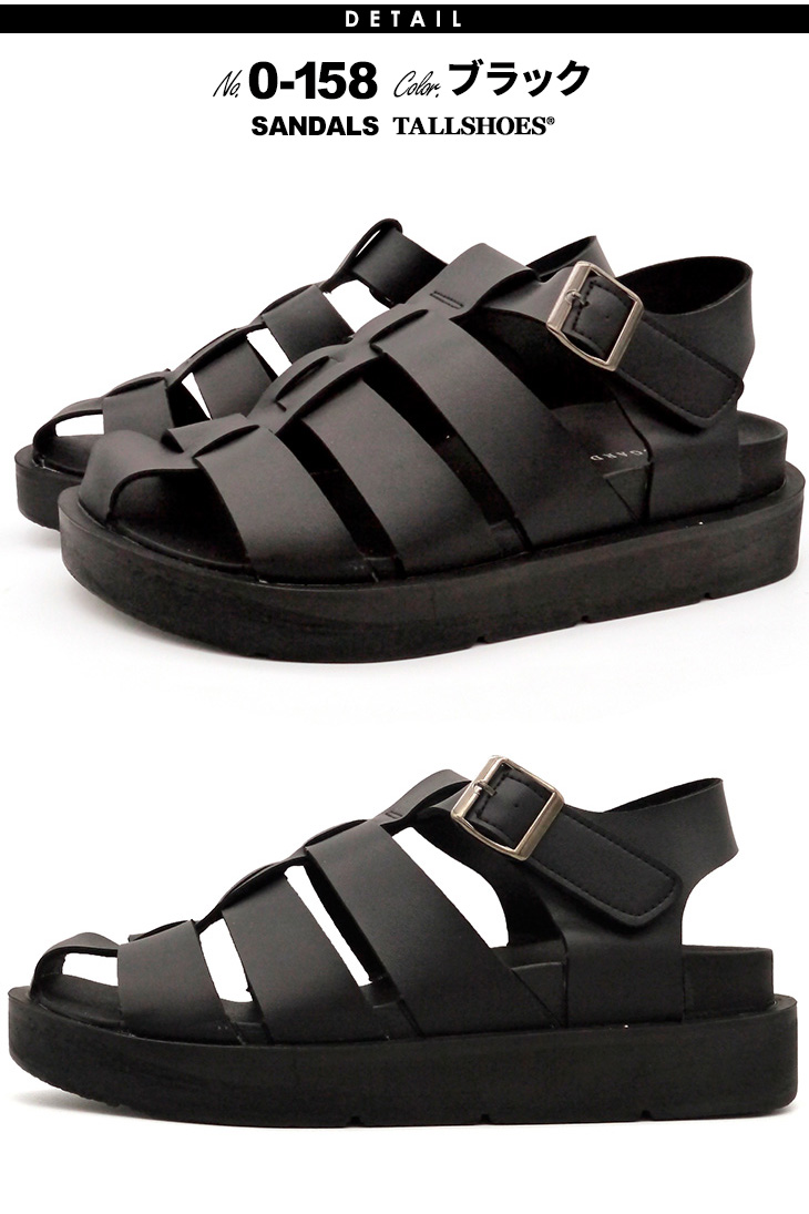 シークレットサンダル メンズ 4cmアップ TALLSHOES トールシューズ