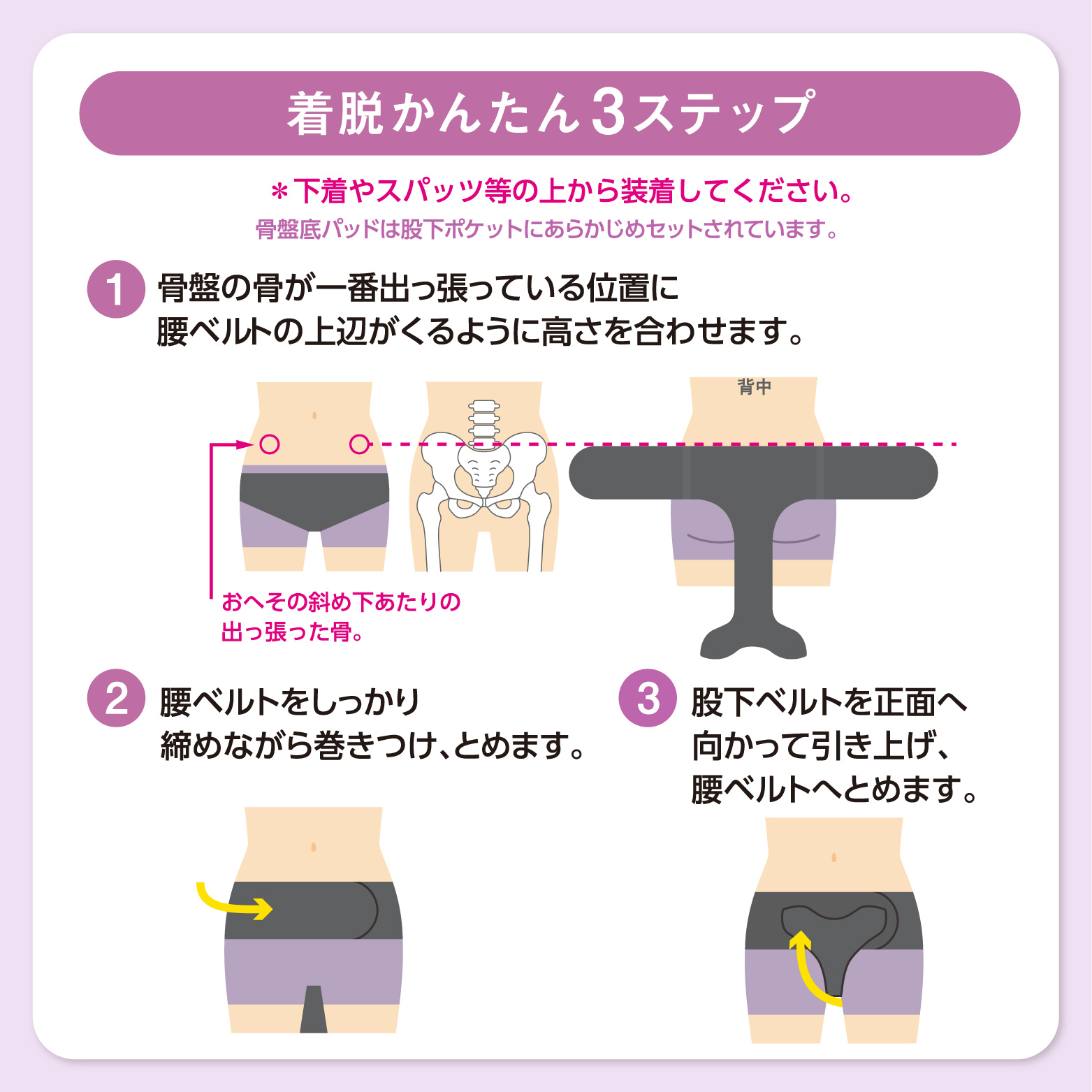 骨盤底筋サポーター