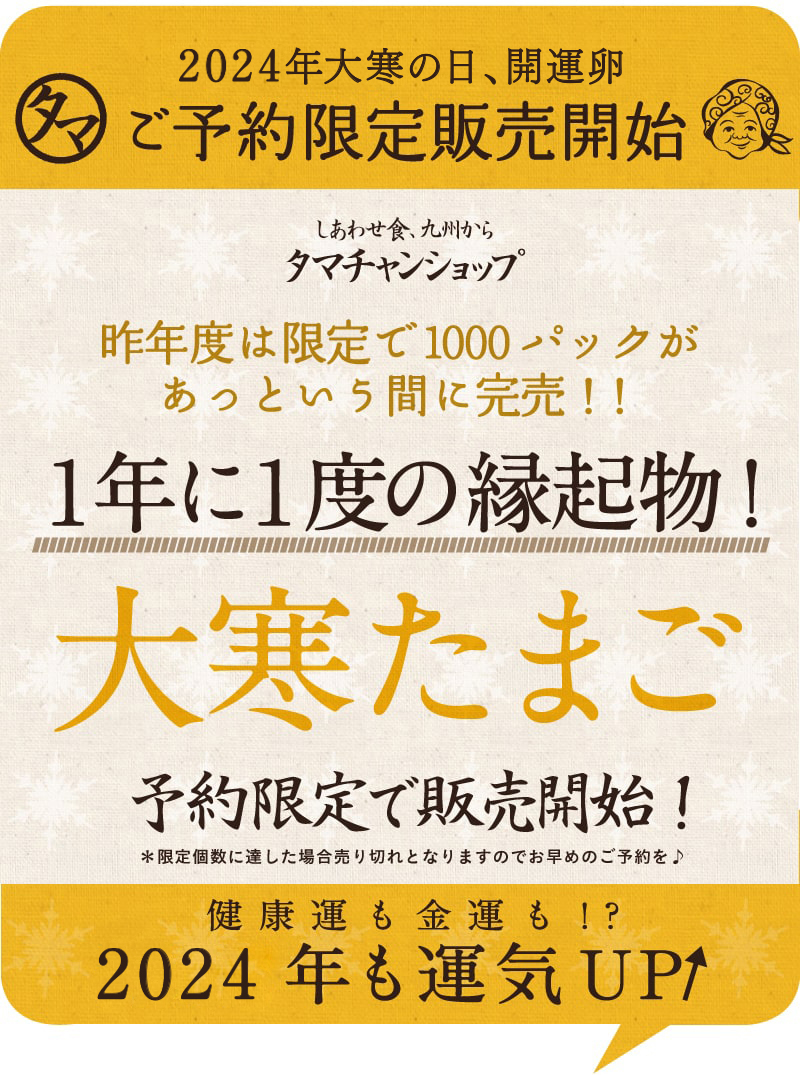 大寒たまご 30個 縁起物 宮崎県 鹿児島県 九州 2024年 風水 金運 大寒