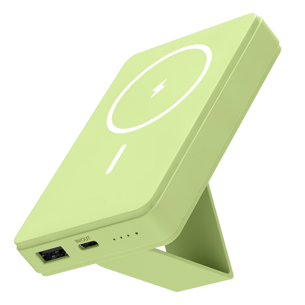 モバイルバッテリー 5000mAh MagSafe対応 ワイヤレス充電器 USB-C 1ポート USB-A 1ポート PR-LWC01モデル | 多摩電子工業 | 04