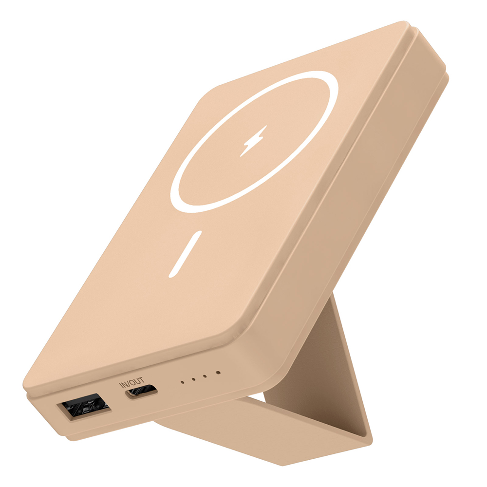 モバイルバッテリー 5000mAh MagSafe対応 ワイヤレス充電器 USB-C 1ポート USB-A 1ポート PR-LWC01モデル | 多摩電子工業 | 06