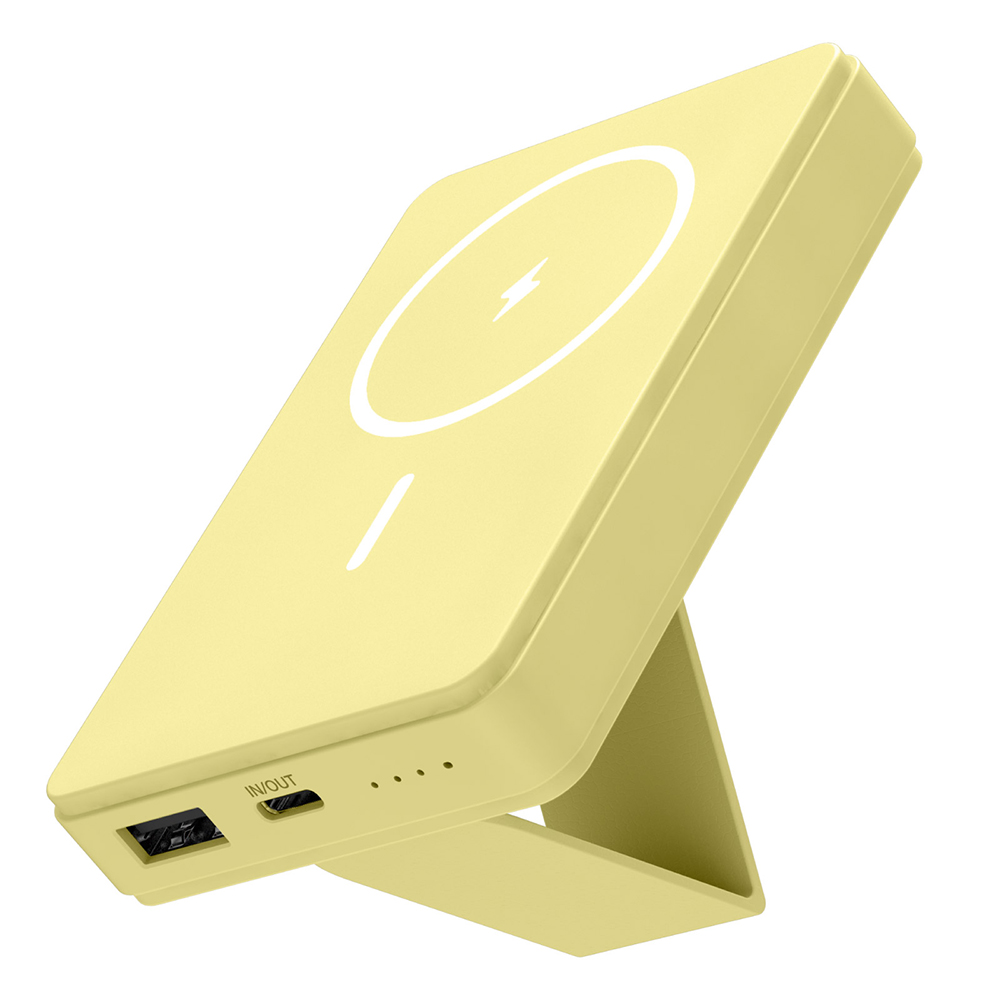モバイルバッテリー 5000mAh MagSafe対応 ワイヤレス充電器 USB-C 1ポート USB-A 1ポート PR-LWC01モデル | 多摩電子工業 | 05