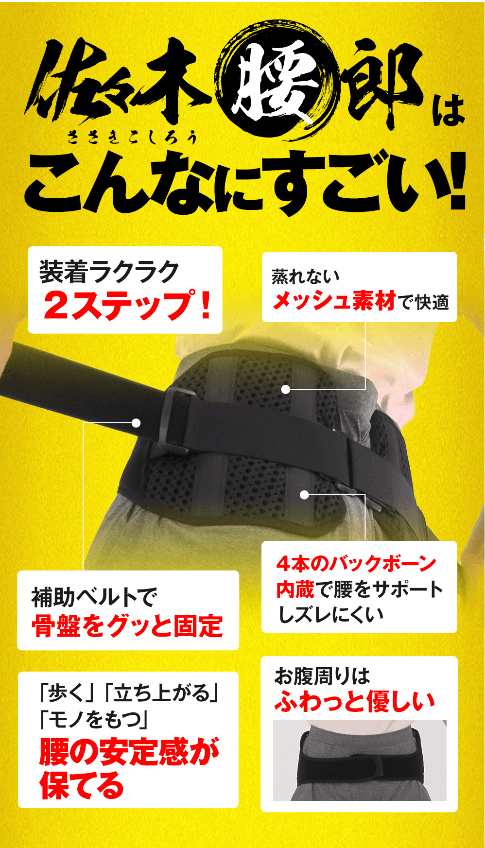 公式 佐々木腰郎 LLサイズ コルセット 骨盤ベルト 男女兼用 メッシュ素材 株式会社ファーマフーズ : koshiro-ll :  株式会社ファーマフーズ(薬店タマゴ基地) - 通販 - Yahoo!ショッピング