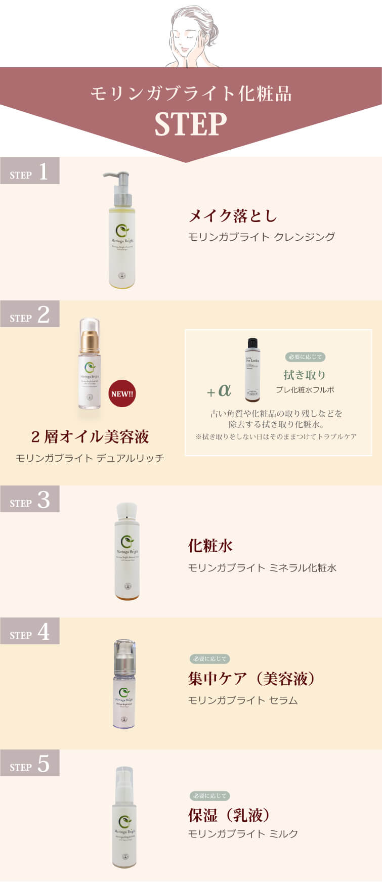 モリンガブライト化粧品