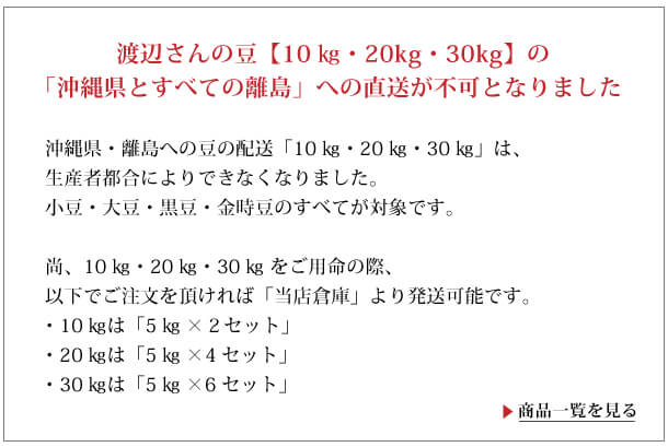 直送のご案内