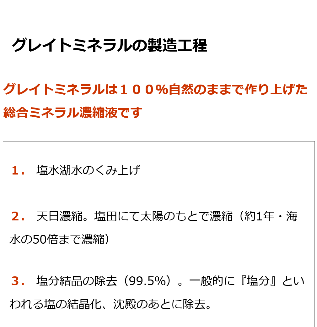 グレイトミネラル100ml（約1000滴分）