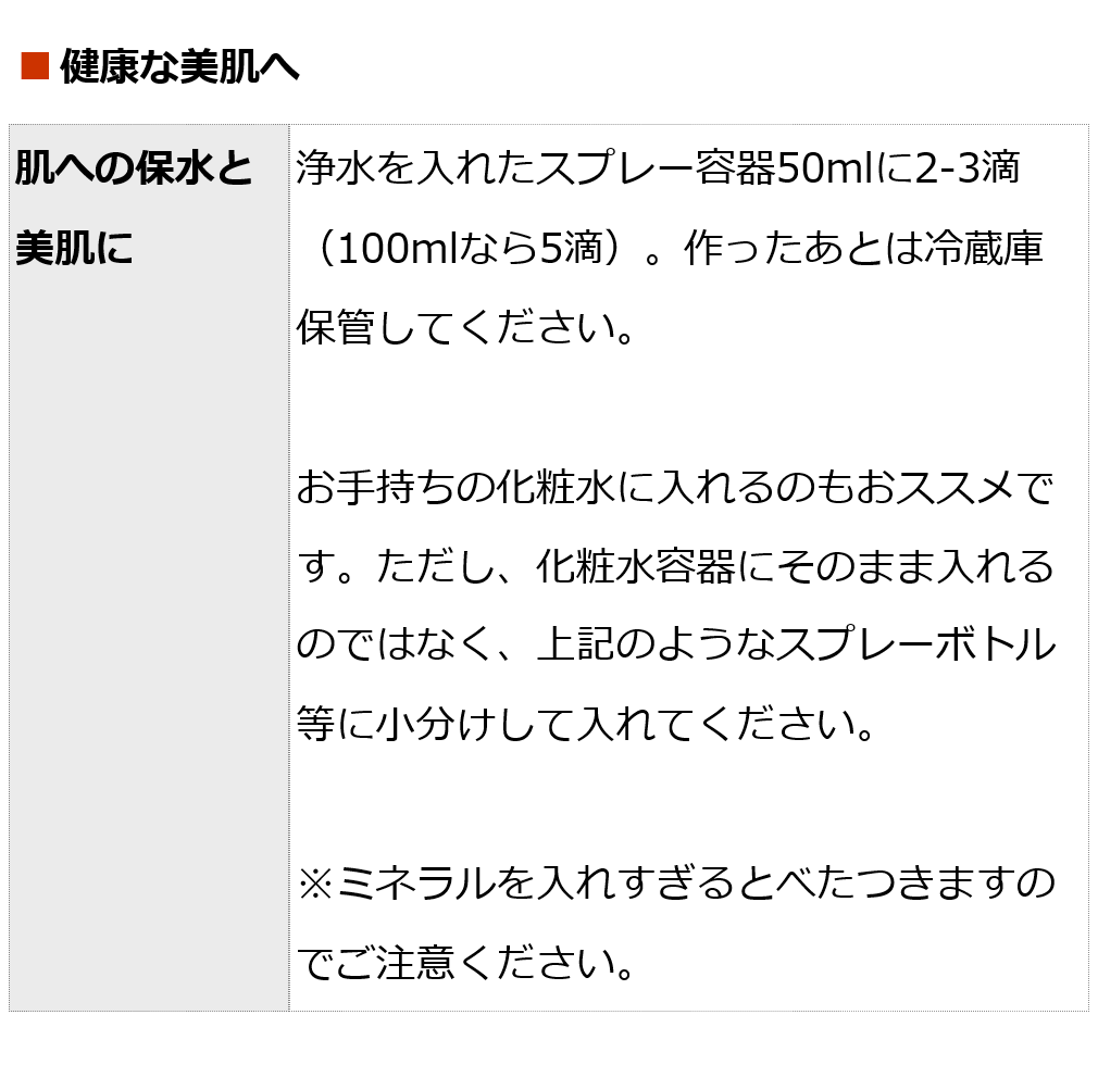 グレイトミネラル100ml（約1000滴分）