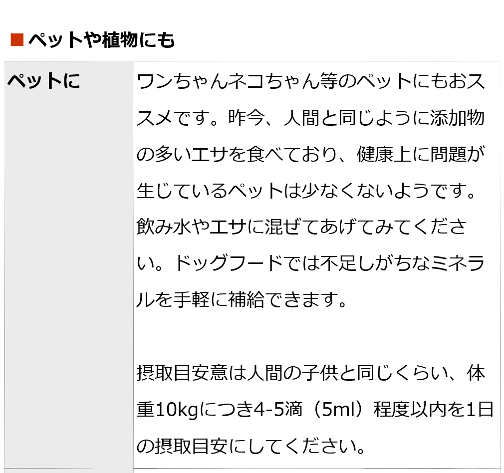 グレイトミネラル100ml（約1000滴分）