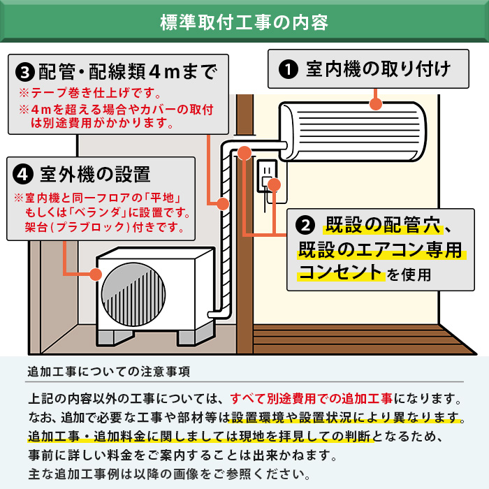 エアコン 6畳 工事費込 ダイキン 施工保証3年 札幌・宮城・首都圏