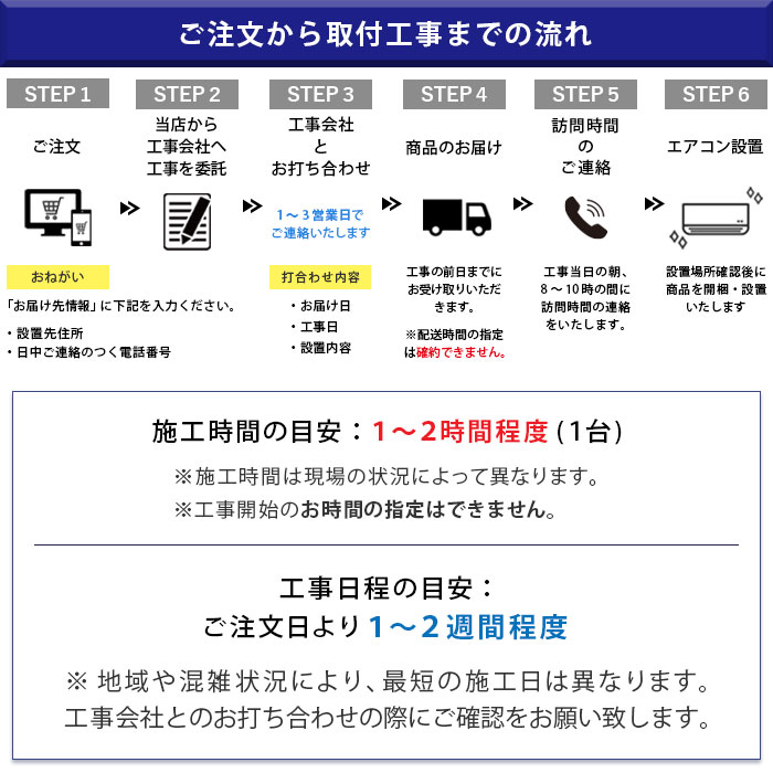 エアコン 6畳用 工事費込  パナソニック エオリア 単相100V 内部クリーン 省エネ 2023年 Fシリーズ CS-223DFL-W｜tamatama2019｜04