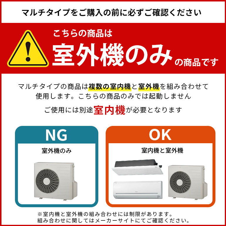 日立（HITACHI） エアコン 冷暖房 単相200V 2部屋 1室最大25m