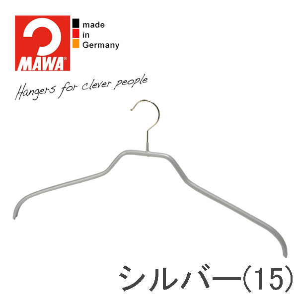 MAWA ハンガー マワ 滑らない すべらない 洗濯 メンズサイズ シルエット 45F 40本セット 跡がつかない 衣類 収納力アップ 人体ハンガー シャツ スーツ ズボンの画像