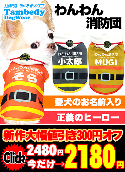 トップ 犬服たむべでぃ