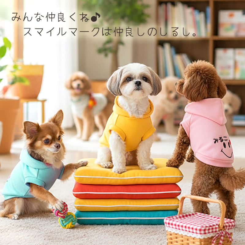 Tambedy（タムベディ） ＼2026年新春激得SALE／犬 服 名入れ スマイル
