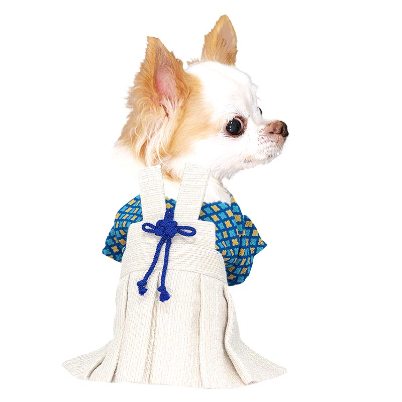 犬 服 秋冬服用 着物 男振り袴(はかま)十色(としき）《名入れ可能