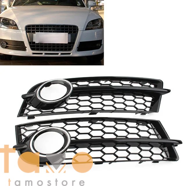 【値下げ！大特価】Audi tt8j ブラック グリル AUDI アウディ 8J TT TTS TT-RS用 ブラックセイルズ ダクト付き