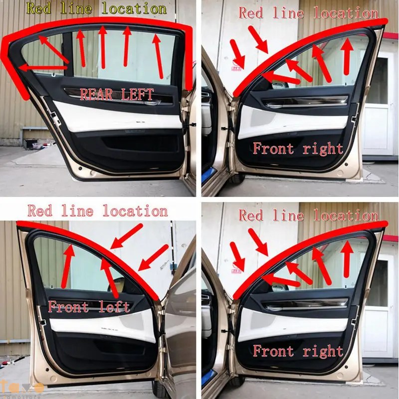 並行輸入品】BMW f01 前後 ドア ゴムシール 51337178007 f02 730i 740i