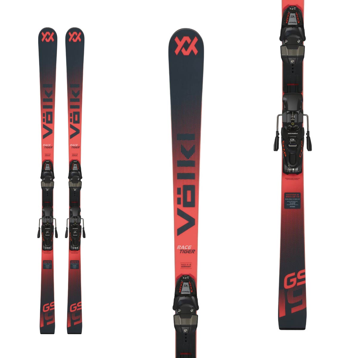 VOLKL RACETIGER World Cup GS 163cm スキー板 ビンディング付き