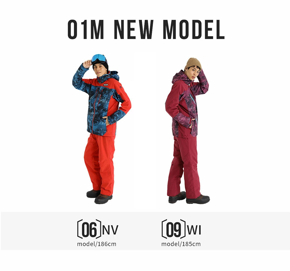 NNOUM スキーウェア メンズ レディース 上下セット スキーウエア